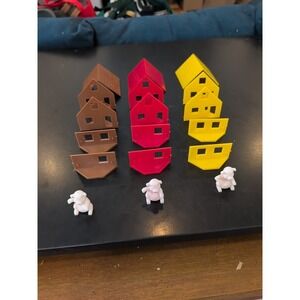 VINTAGE 1968 Huff 'n Puff Schaper board Game Replacement Pigs And Houses